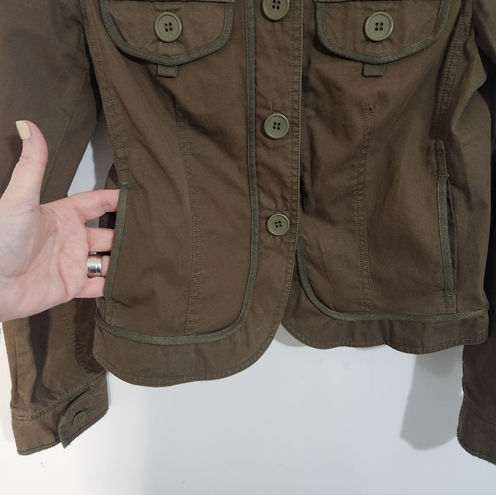 Zara  Green Jacket, Size Medium - Picture 3 of 7